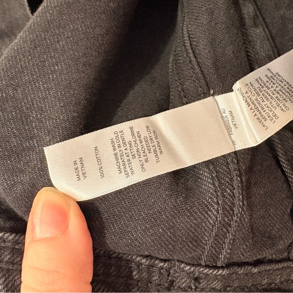 Joe Fresh Black Denim Jacket - Picture 7 of 7